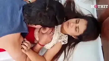 Raj drem girl have sex in bedroom with her dress girl red dress