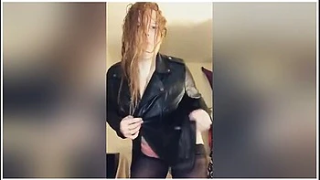 Dancing For The Camera In A Pink Thong