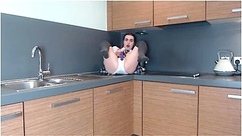 Lola Rae - Schoolgirl Plays In The Kitchen