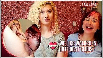 Cute Redhead Gives Blonde Babe Lesbian Pleasures