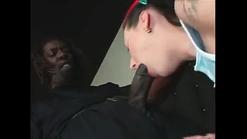 Huge Anal Foursome with Clair Brown - Black & White Orgy Cum in Mouth