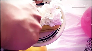 Dominatrix Maras Asmr Birthday Cake Foot Sploshing [pov]