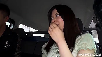 Madoka Araki - Since They Have A Long Ride Ahead Sucks This Mans Cock