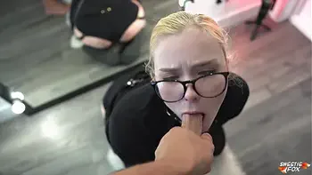 Hot Girl Gagged had Passionate Sex and Deep Sucking Dick