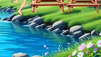 Busty Indian Girl Secret Affair - Cartoon Blowjob to Big Dick Boyfriend