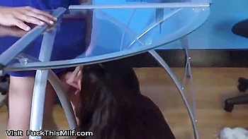 Busty Brunette Alison Tyler Looking For A Job, Sucks And Fucks, Pinball - Cum On Face