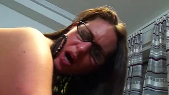 Hot Nerdy Secretary Vivian Skylight Deep Throats Huge German Cock in Office