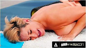 18yo Vanna Bardot Fucks With Her Sexy Stepmom Ryan Keely During Yoga Session