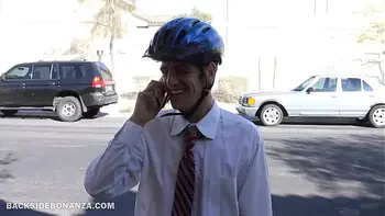 BACKSIDE Big Tit Alura Jenson Fucks Church Boy