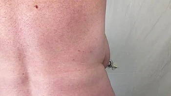 Mature British Granny Plays with Kinky Tit Toys and Big Natural Tits