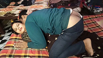 Young Indian Bhabhi in Black Saree Calls Neighbor Brother-in-law for Hot Sex - Homemade Fucking & Moaning