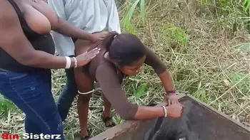 AFRICAN GIFT INVITED ABOKI TO THE BUSH AND HER TO FUCK THEIR LOCAL VAGINA SIN