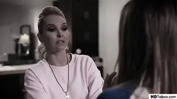 Religious mom makes her Stepdaughter do it with a man! - Aaliyah Love, Kristen Scott