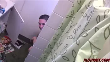 Wild Coeds give Shower Blowjobs then Anal on the Pool Table