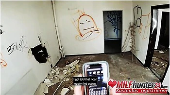 Lets Skinny Vicky Hundt Suck His Dick Before The Fucking