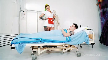 Tattooed Nurse Provides Anal Sex Therapy