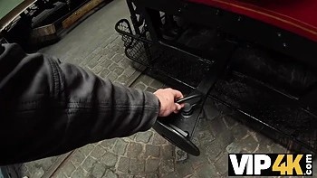 VIP4K. She Sold her Pussy to a stranger and Made her Boyfriend Watch