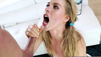 RYMJOB - Cute Blonde Cheerleader Loves AssLicking