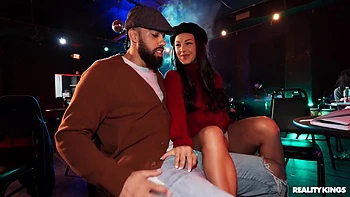 Sneakily Sucks James Angels Black Cock In A Poetry Slam - Evelin Stone