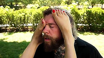 Unexpected Massage At The Park