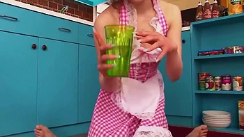 Ria Sakurai - First Made Hot With The Toy And Then She Moans While Fucking In The Hairy Cunt