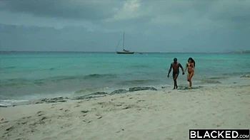 BLACKED Hot Spanish Model Hooks Up With BBC On Spring Break In Ibiza
