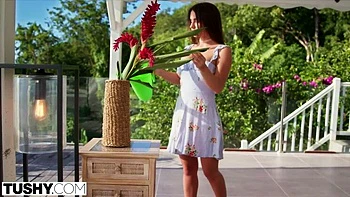 TUSHY She relaxes at the end of the day with a cock in her ass