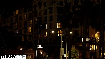 TUSHY Hot Hotel Maid Gets Ass Dominated By A Power Couple