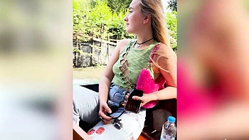 Lovita Fate, sexy angel in bikini by the pool