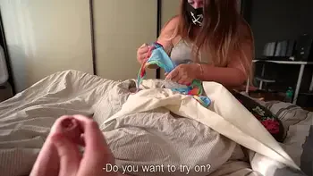 Gave step sister panties and asked for this sex