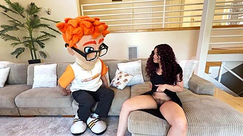 I Pile-Drive Archer Ali’s Pussy for a Masturbation Cumshot Step-Taboo!