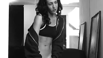 Brunette has screaming orgasms