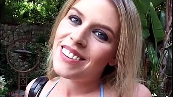 Busty blonde with round booty gets fucked anally