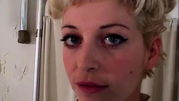 Cute blonde gets her pussy teased