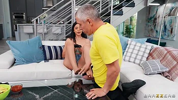 Worships And Sucks Toes And Big Tits - Mick Blue And Roxie Sinners