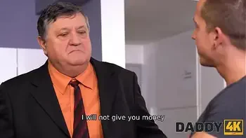 DADDY4K. In exchange for cash boy permits GF to have sex with his dad