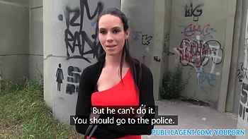 Isabelle Acquires Screwed Outside In A Public Stairwell