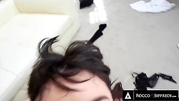 Petite Babe Gets Her Ass Banged And Her Mouth Full Of Cum