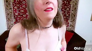 An Alluring Older American Woman In A Private Intimate Moment