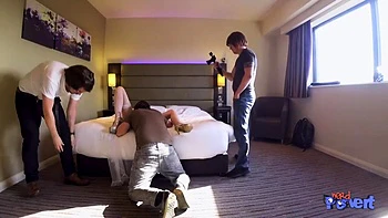 Mackenzie Page Takes On 3 Nerd Cocks, Double Penetration And Anal Creampie