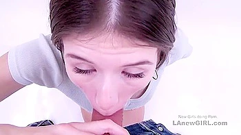 Charming Brunette Rims And Gets Fucked At Audition