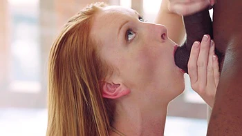 The couple fucks in different poses with a big black cock