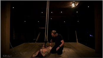 Submissive Redhead Tied Up And Fucked Hard After A Good Spanking