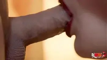 4K Stunning close-up blowjob with cum in mouth