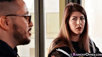 busty office MILF pussysmashed