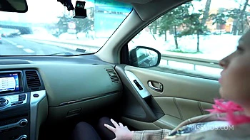 Vicky Squirting Like A Cow In My Car