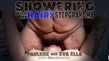 Curvy Granny Paulene Lets Her Hot Step Grandaughter Eat Out Her Hairy Pussy And Returns The Favor