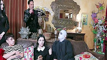 Costume Party Turns Into Hardcore Fuck Fest On Halloween Night