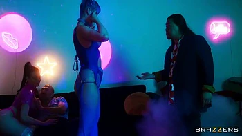 Exxtra Featuring And Aubree Valentines Blowjob