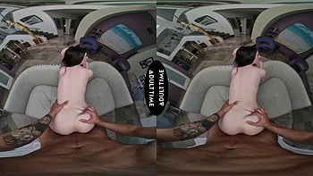 UP CLOSE VR - Gorgeous Petite Brunette Celestina Blooms Is Craving A CREAMPIE From You - POV: Porn